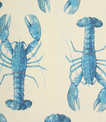 Crayfish Fabric / Blue - Just Fabrics