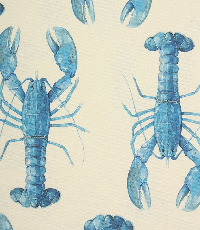 Crayfish Fabric / Blue - Just Fabrics