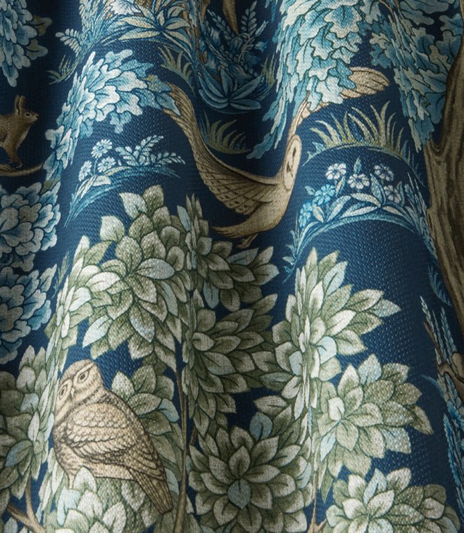 Woodland Retreat Fabric / Sapphire - Just Fabrics