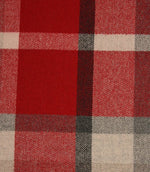 Moore Wool Fabric / Red - Just Fabrics