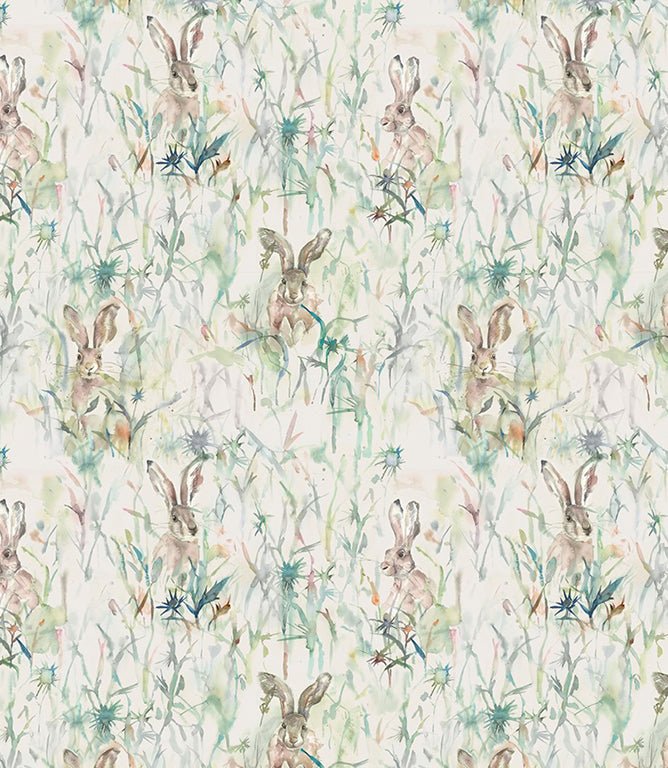Jack Rabbit Fabric / Cream - Just Fabrics