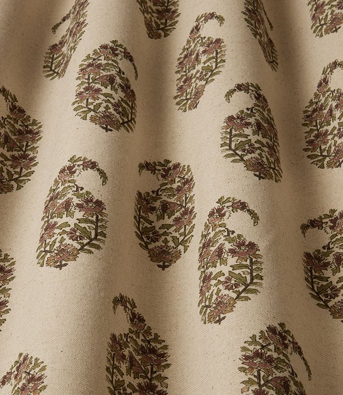 Thalassa Fabric / Mulberry - Just Fabrics
