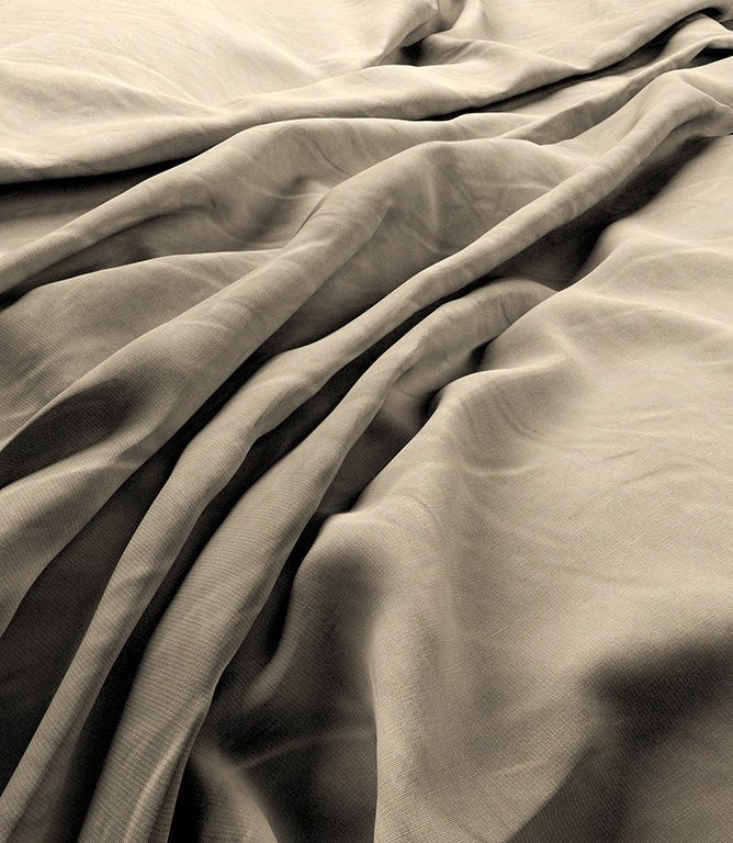Laundered Linen Fabric / Stucco - Just Fabrics