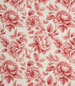 Chateau Rose Fabric / Red - Just Fabrics