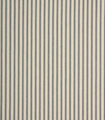Painswick Ticking Fabric / Blue - Just Fabrics