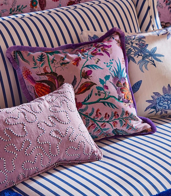 Wiggle Fabric / Amethyst / Lapis - Just Fabrics