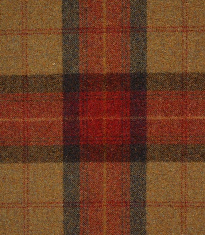 Skye Wool Fabric / Claret - Just Fabrics