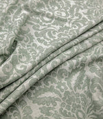 Hazel Damask Fabric / Eau de nil - Just Fabrics