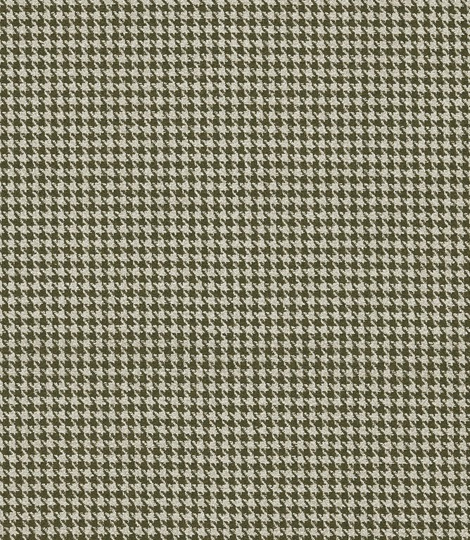 Houndstooth FR Fabric / Moss - Just Fabrics