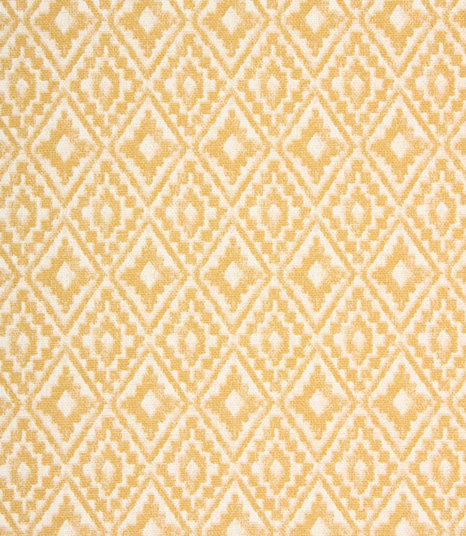 Aztec Fabric / Ochre - Just Fabrics
