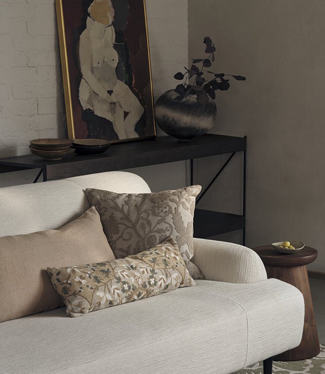 Sarouk Fabric / Parchment - Just Fabrics