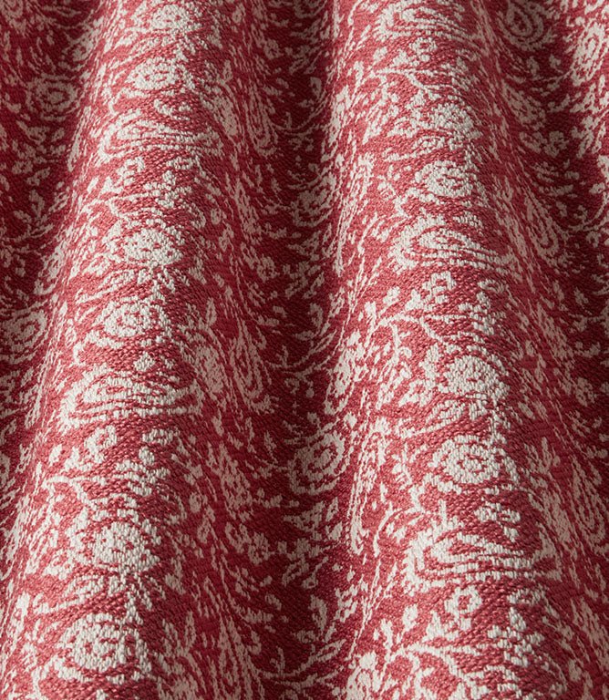 Shimla Fabric / Carmine - Just Fabrics