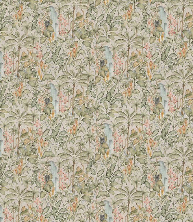 Elysian Canopy Fabric / Green - Just Fabrics