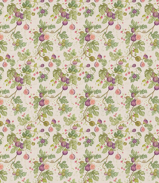 Fig Gardens Fabric / Cream - Just Fabrics
