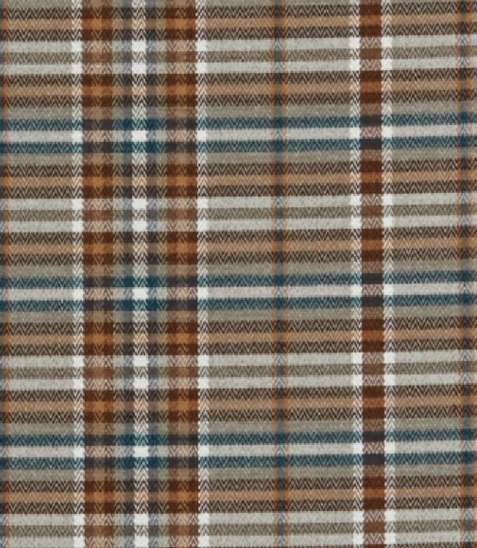 Pitlochry FR Fabric / Burnt Sienna - Just Fabrics