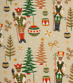 Nutcracker Noel Fabric / Linen - Just Fabrics
