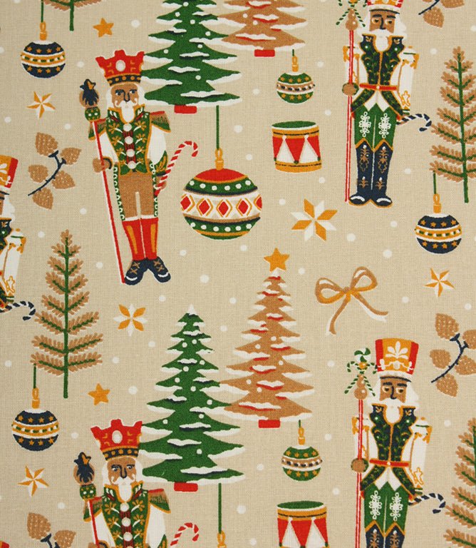Nutcracker Noel Fabric / Linen - Just Fabrics