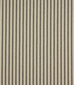 JF Linen Ticking Fabric / Black - Just Fabrics