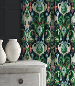 Bukhara Fabric / Emerald - Just Fabrics