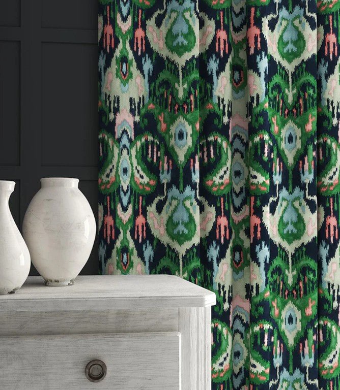 Bukhara Fabric / Emerald - Just Fabrics