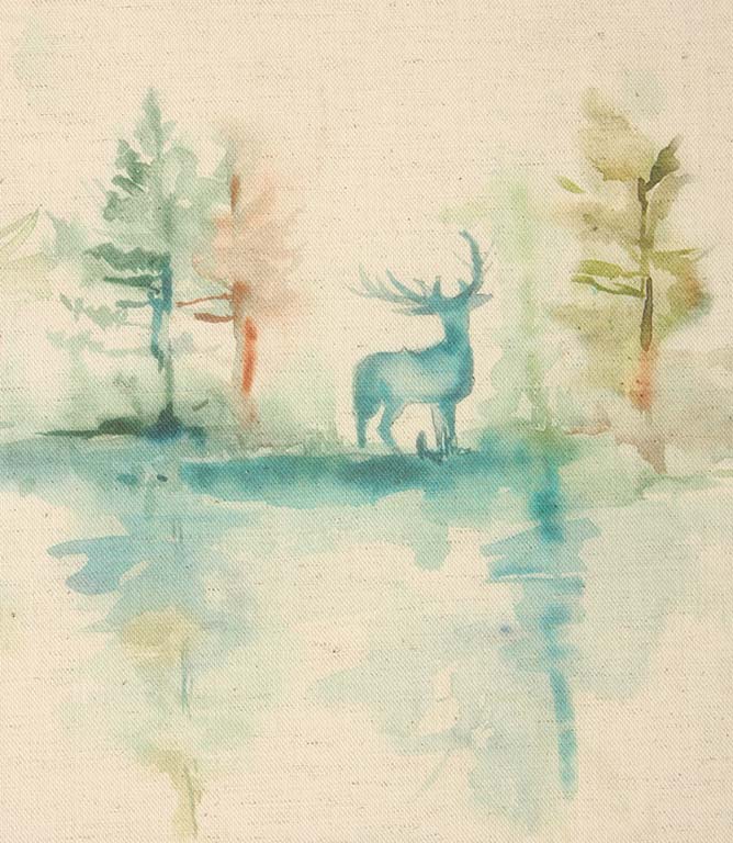 Wilderness Fabric / Topaz Linen - Just Fabrics