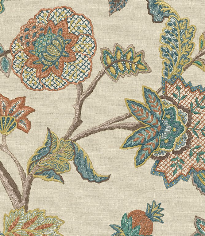 Amara FR Fabric / Papaya - Just Fabrics