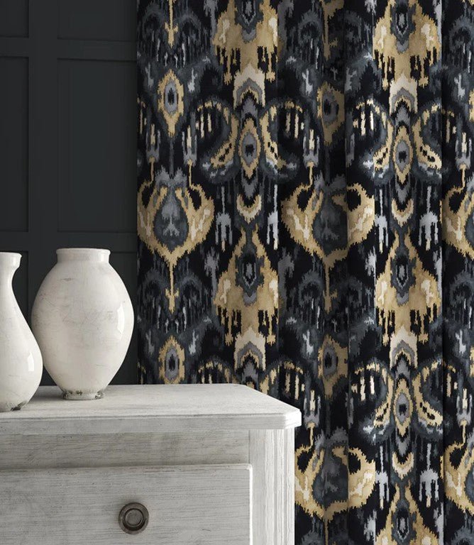 Bukhara Fabric / Graphite - Just Fabrics