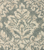 Hester Damask Fabric / Duck Egg - Just Fabrics