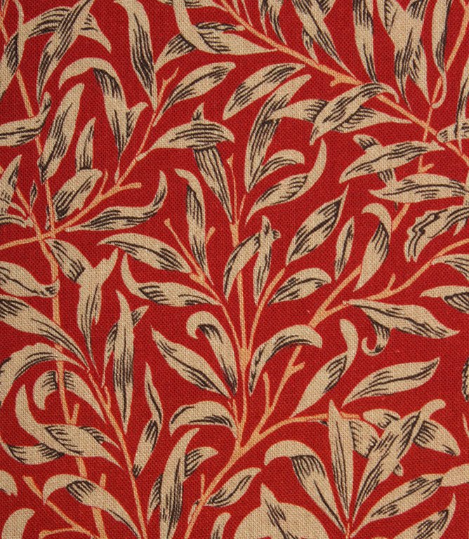 Willow Bough Fabric / Crimson - Just Fabrics
