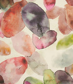 Correa Fabric / Boysenberry Cream - Just Fabrics