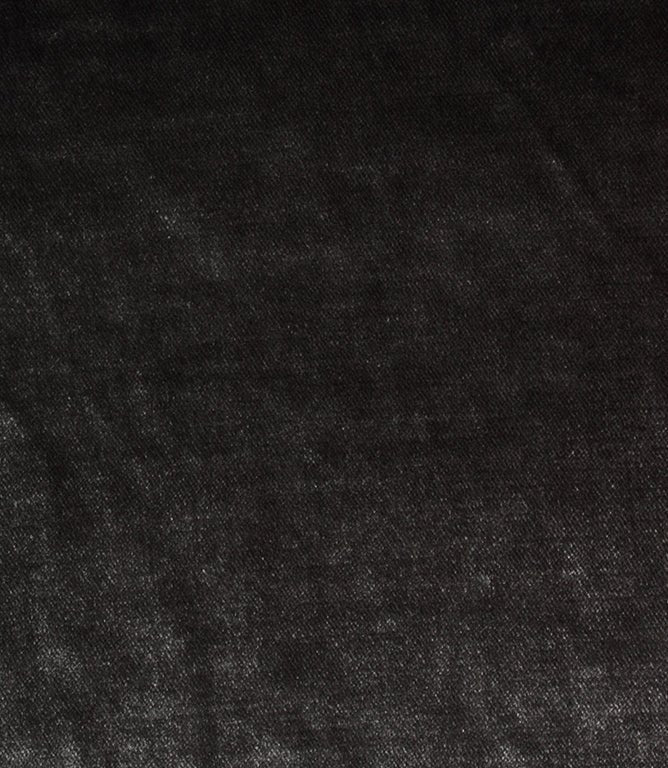 Emerald Velvet Fabric / Charcoal - Just Fabrics