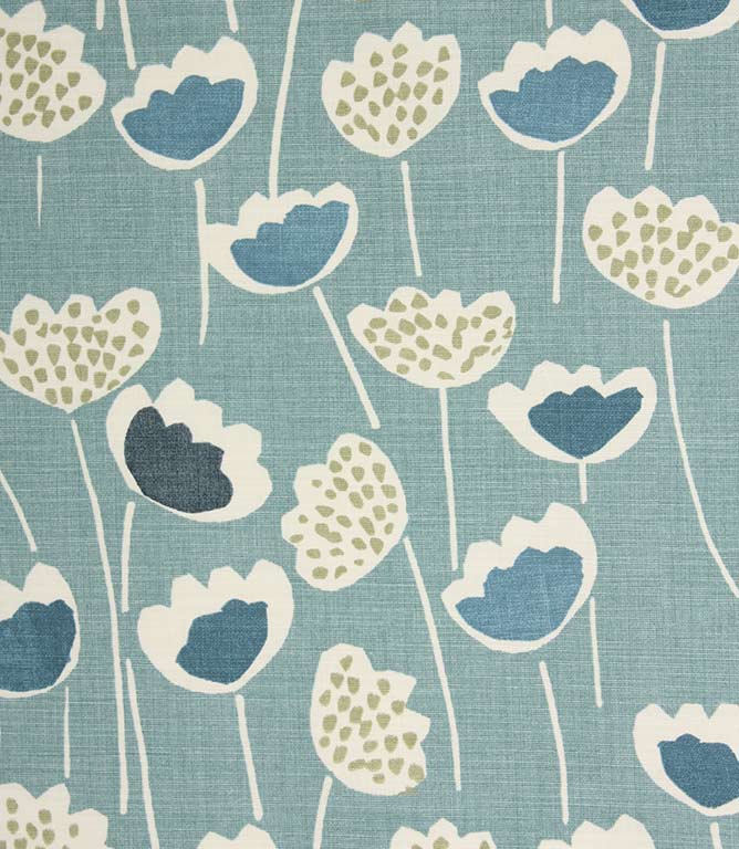 Clara Fabric / Indigo - Just Fabrics