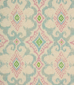 Daria Wide Fabric / Duck Egg / Soft Pink - Just Fabrics
