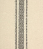 St Agnes Wide Stripe Fabric / Grey - Just Fabrics