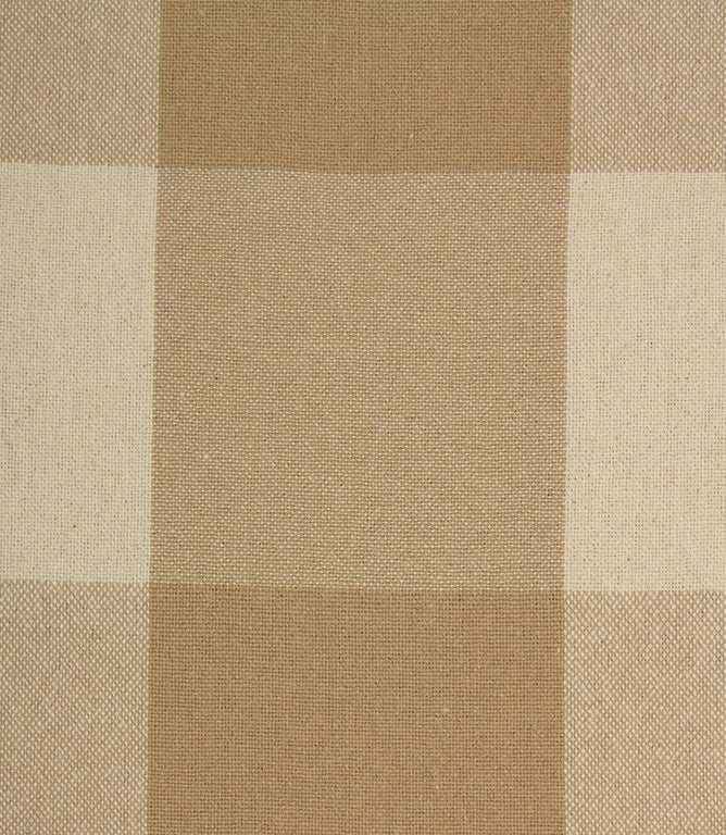 Aldsworth Chunky Check Fabric / Linen - Just Fabrics
