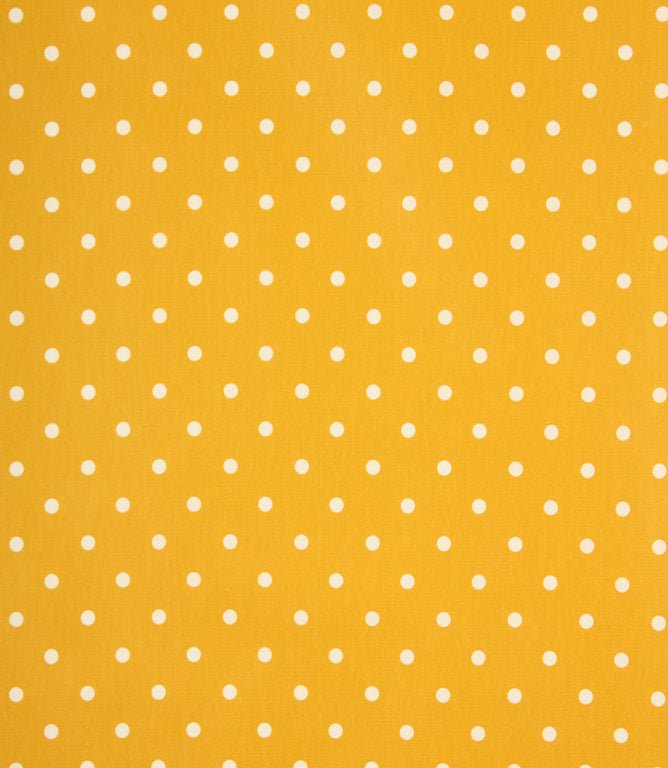 Full Stop Matt PVC Fabric / Mustard - Just Fabrics