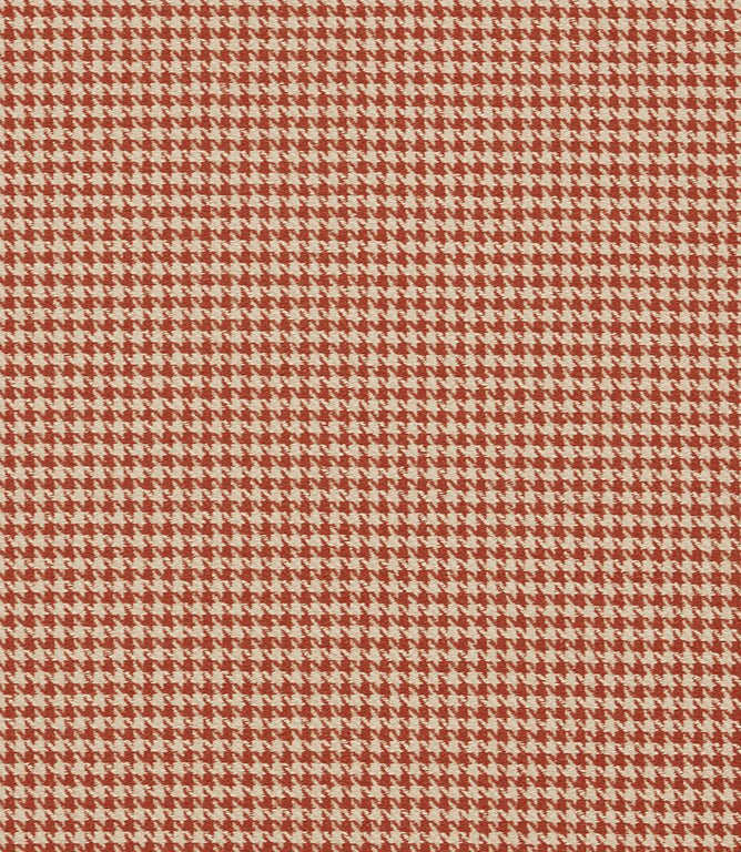 Houndstooth FR Fabric / Flame - Just Fabrics