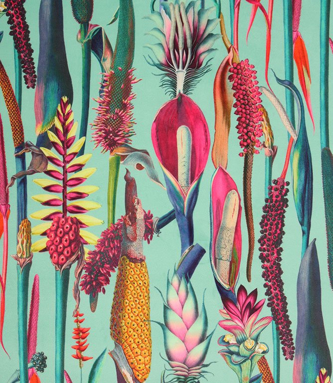 Exotic Velvet Fabric / Duck Egg - Just Fabrics