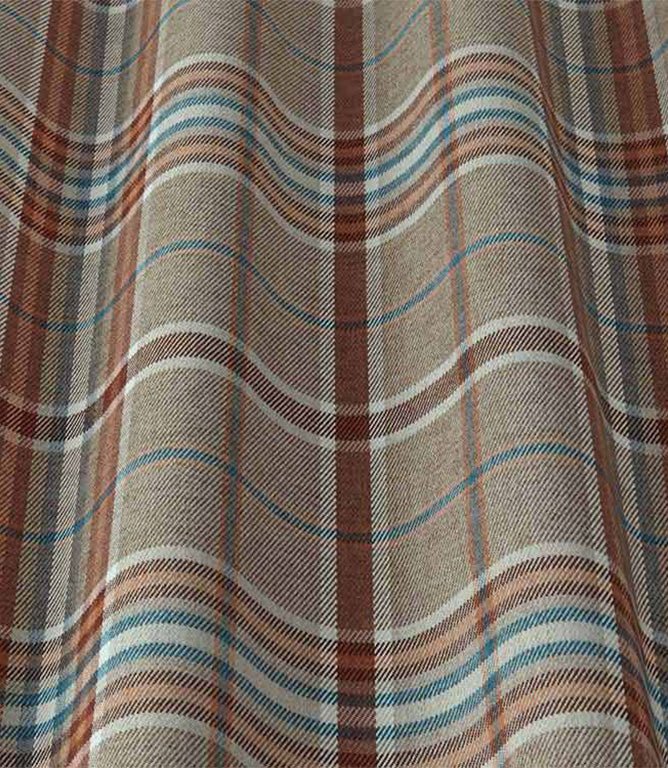 Braemar FR Fabric / Burnt Sienna - Just Fabrics