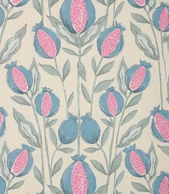 Rithani Fabric / Bluebell Cream - Just Fabrics