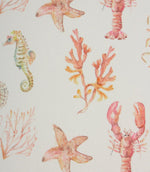 Oceanic Treasures Outdoor Fabric / Coral - Just Fabrics