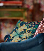 Golden Lily Velvet Fabric / Serotonin Pink - Just Fabrics