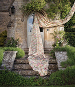 Amelia Rose Fabric / Wedgwood / Rose - Just Fabrics