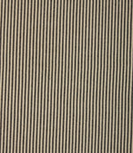 Aldsworth Ticking Fabric / Noir - Just Fabrics