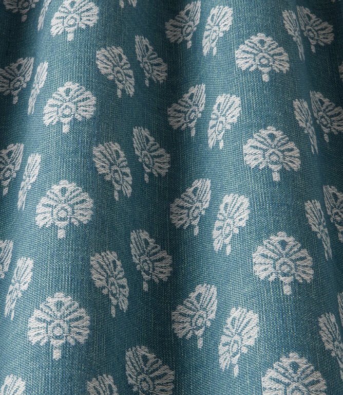 Segoa Fabric / Teal - Just Fabrics