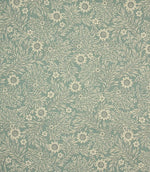 Saltram Floral Acrylic Fabric / Blue - Just Fabrics