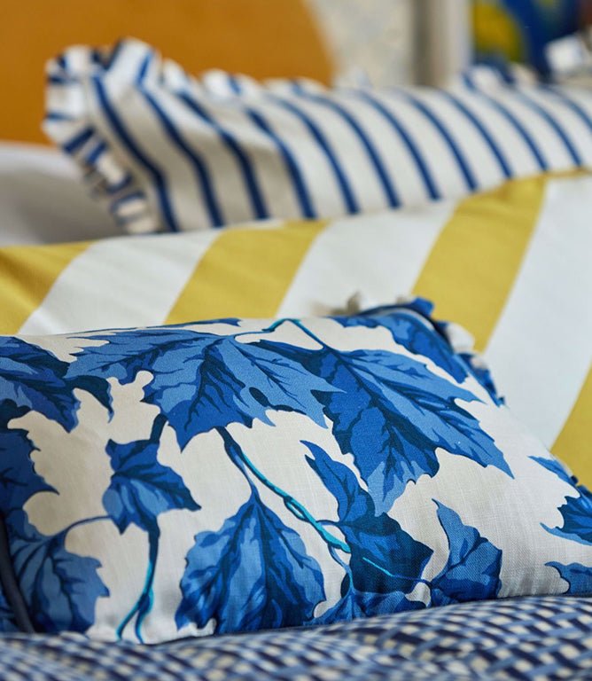 Dappled Leaf Fabric / Lapis - Just Fabrics