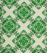 Trellis Bloom Outdoor Fabric / Green - Just Fabrics