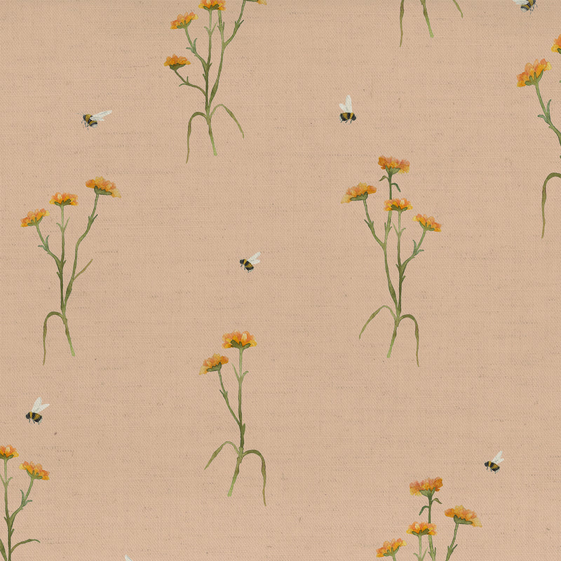 Allimore Fabric / Apricot - Just Fabrics