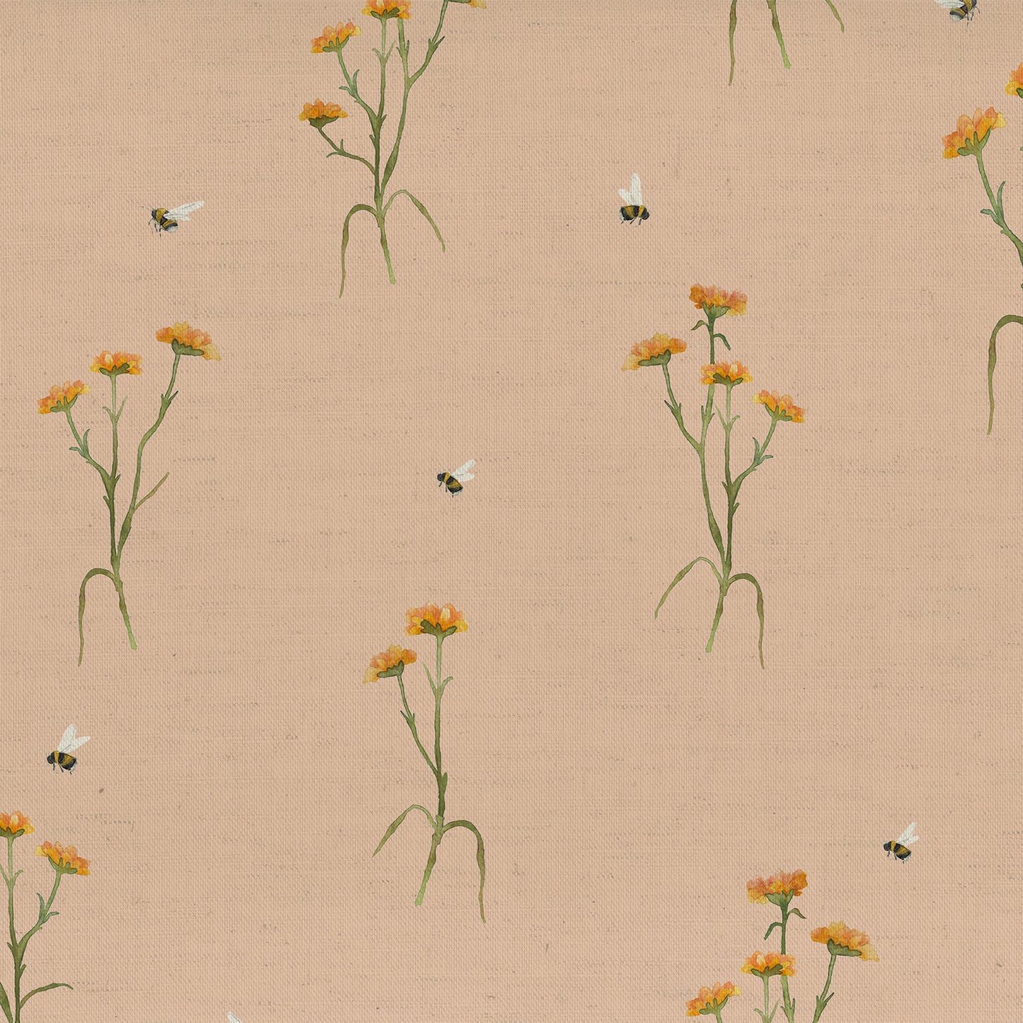 Allimore Fabric / Apricot - Just Fabrics